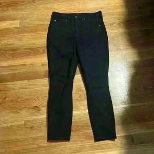 Gap black skinny jeans